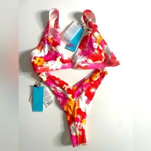 One One Vibrant Floral Bikini Set